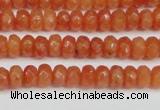 CCN4121 15.5 inches 4*6mm faceted rondelle candy jade beads