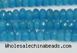 CCN4133 15.5 inches 4*6mm faceted rondelle candy jade beads