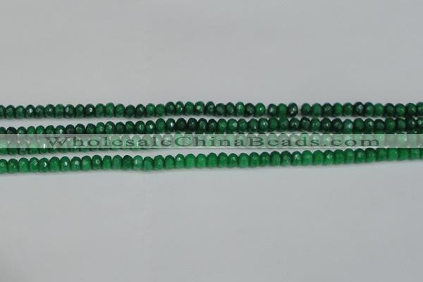 CCN4141 15.5 inches 4*6mm faceted rondelle candy jade beads