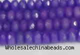 CCN4163 15.5 inches 5*8mm faceted rondelle candy jade beads