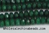 CCN4170 15.5 inches 5*8mm faceted rondelle candy jade beads