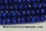 CCN4171 15.5 inches 5*8mm faceted rondelle candy jade beads