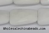 CCN4250 15.5 inches 18*25mm faceted trapezoid candy jade beads