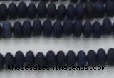 CCN4508 15.5 inches 3*5mm rondelle matte candy jade beads