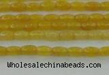 CCN4511 15.5 inches 3*5mm rice candy jade beads wholesale