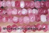 CCN5105 15 inches 3*4mm faceted rondelle candy jade beads