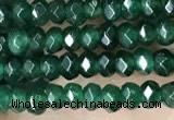 CCN5120 15 inches 3*4mm faceted rondelle candy jade beads