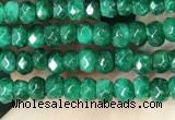 CCN5121 15 inches 3*4mm faceted rondelle candy jade beads