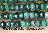 CCN5125 15 inches 3*4mm faceted rondelle candy jade beads