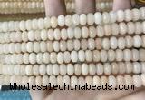 CCN5132 15 inches 5*8mm faceted rondelle candy jade beads