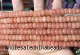 CCN5137 15 inches 5*8mm faceted rondelle candy jade beads