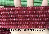 CCN5144 15 inches 5*8mm faceted rondelle candy jade beads