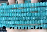 CCN5150 15 inches 5*8mm faceted rondelle candy jade beads