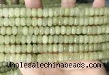 CCN5155 15 inches 5*8mm faceted rondelle candy jade beads