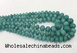 CCN5173 5*8mm - 14*20mm faceted rondelle candy jade graduated beads