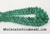 CCN5174 5*8mm - 14*20mm faceted rondelle candy jade graduated beads