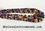 CCN5217 6mm - 14mm faceted round candy jade graduated beads