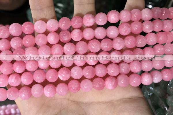 CCN5324 15 inches 8mm round candy jade beads Wholesale