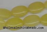 CCN535 15.5 inches 15*20mm oval candy jade beads wholesale