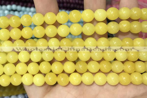 CCN5350 15 inches 8mm round candy jade beads Wholesale