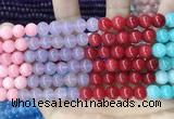 CCN5467 15 inches 8mm round candy jade beads Wholesale