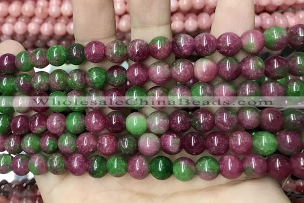 CCN5484 15 inches 8mm round candy jade beads Wholesale