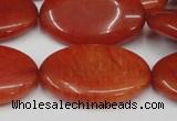 CCN552 15.5 inches 20*30mm oval candy jade beads wholesale