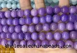 CCN5529 15 inches 8mm round candy jade beads Wholesale