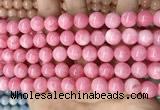 CCN5534 15 inches 8mm round candy jade beads Wholesale