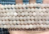 CCN5580 15 inches 8mm round matte candy jade beads Wholesale