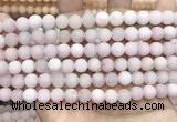 CCN5583 15 inches 8mm round matte candy jade beads Wholesale