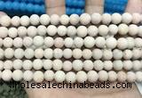 CCN5600 15 inches 8mm round matte candy jade beads Wholesale