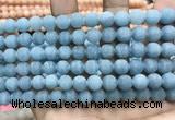 CCN5610 15 inches 8mm round matte candy jade beads Wholesale