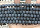 CCN5632 15 inches 8mm round matte candy jade beads Wholesale