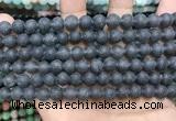 CCN5633 15 inches 8mm round matte candy jade beads Wholesale