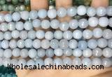 CCN5652 15 inches 8mm faceted round candy jade beads