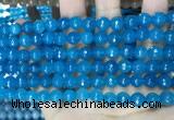 CCN5663 15 inches 8mm faceted round candy jade beads