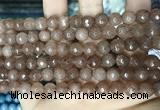 CCN5680 15 inches 8mm faceted round candy jade beads