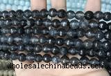 CCN5702 15 inches 8mm faceted round candy jade beads