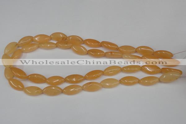 CCN571 15.5 inches 10*20mm marquise candy jade beads wholesale