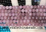 CCN5716 15 inches 8mm faceted round candy jade beads