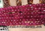 CCN5731 15 inches 8mm faceted round candy jade beads