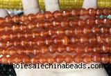 CCN5734 15 inches 8mm faceted round candy jade beads