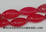 CCN574 15.5 inches 10*20mm marquise candy jade beads wholesale