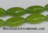 CCN577 15.5 inches 10*20mm marquise candy jade beads wholesale