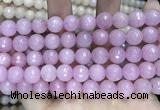 CCN5796 15 inches 10mm faceted round candy jade beads