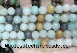 CCN5830 15 inches 10mm faceted round candy jade beads