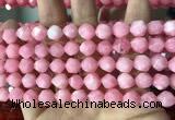 CCN5842 15 inches 8mm faceted nuggets candy jade beads Wholesale