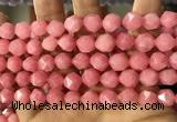 CCN5843 15 inches 8mm faceted nuggets candy jade beads Wholesale