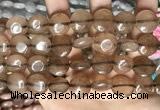 CCN5867 15 inches 15mm flat round candy jade beads Wholesale